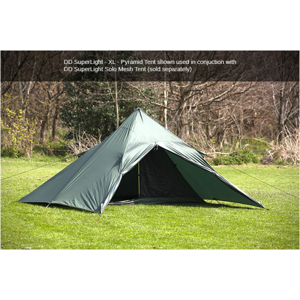Cort 2 Persoane DD Hammocks SuperLight Pyramid Tent XL 