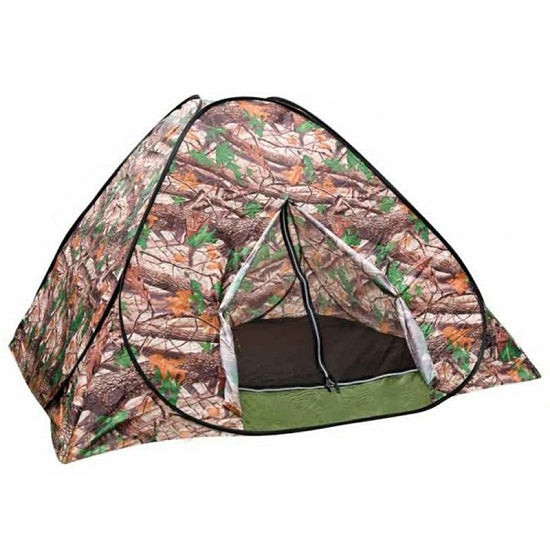 Cort Baracuda T4 2 persoane camuflaj maro