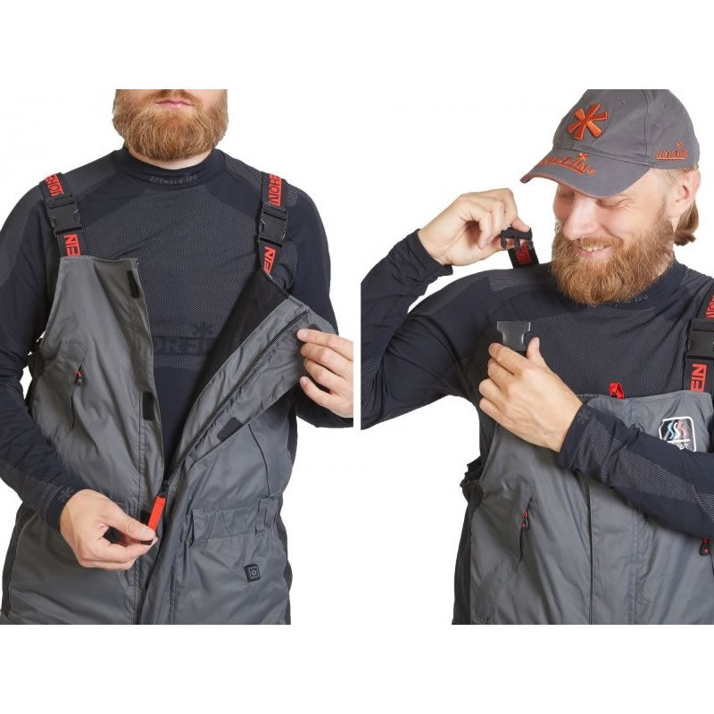 Costum Iarna NORFIN Discovery Heat, Grey / Back, Marime XL