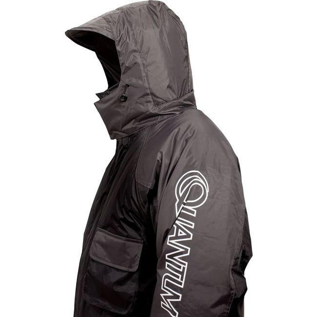Costum Quantum Kids Winter Suit, Black Grey, Marimea 152