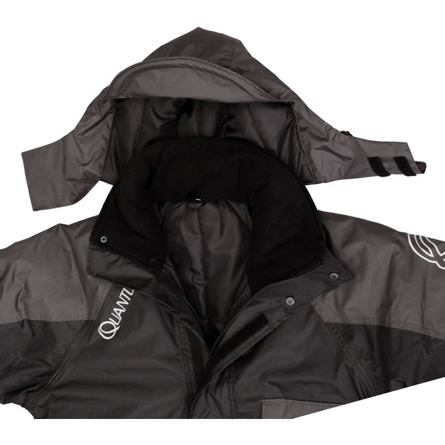 Costum Quantum Kids Winter Suit, Black Grey, Marimea 152