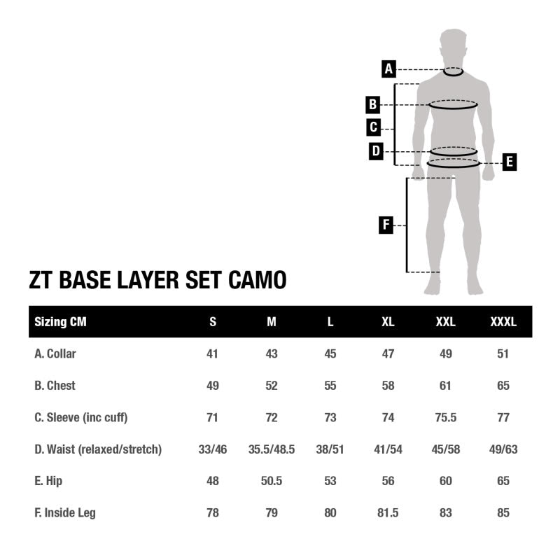 Costum de Corp NASH ZT Base Layer Set Camo