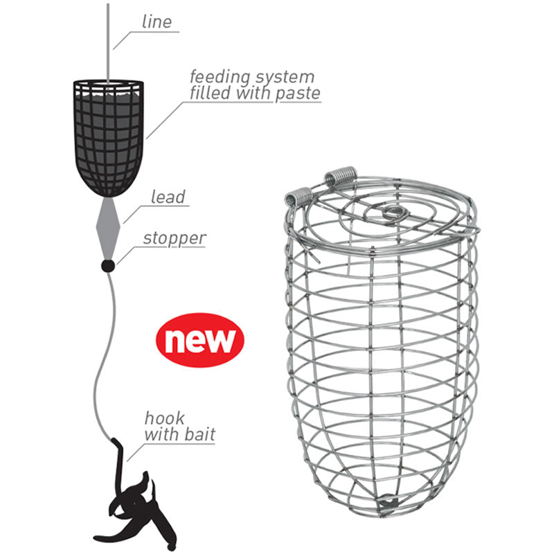 Cosulet CARP ZOOM CatZoom Catfish Feeding System, 10.5 x 6cm