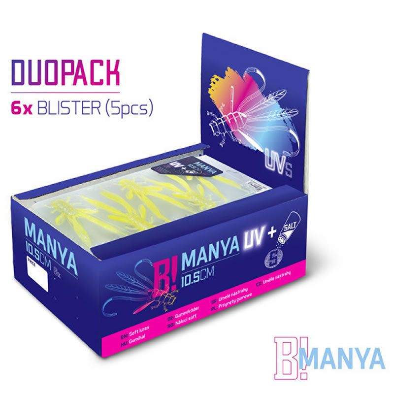 Creatura DuoPACK BOX Nymfa Delphin MANYA UVs MudGOLD, 10.5cm, 30buc/pac