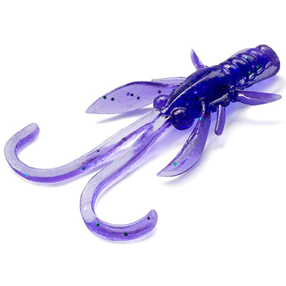 Creatura FISHUP Baffi Fly, 3.8cm, Dark Violet Peacock &amp; Silver, 10buc/pac