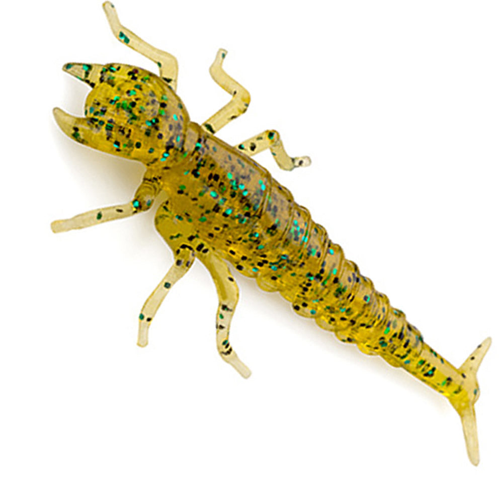 Creatura FISHUP Diving Bug, 5cm, Caramel Green &amp; Black, 8buc/pac