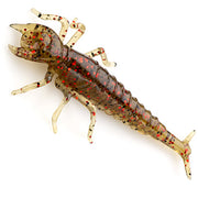 Creatura FISHUP Diving Bug, 5cm, Green Pumpkin Red &amp; Black, 8buc/pac