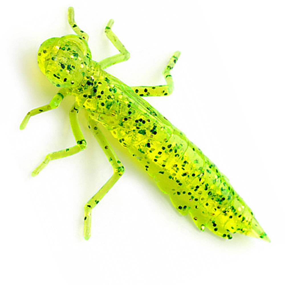 Creatura FISHUP Dragonfly, 2cm, Flo Chartreuse Green, 12buc/pac