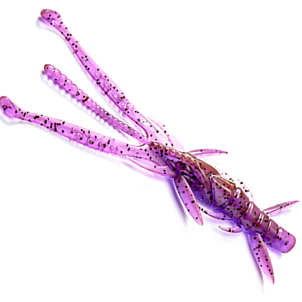 Creatura FISHUP Shrimp 7.6cm, Lox Green and Black, 9buc/pac