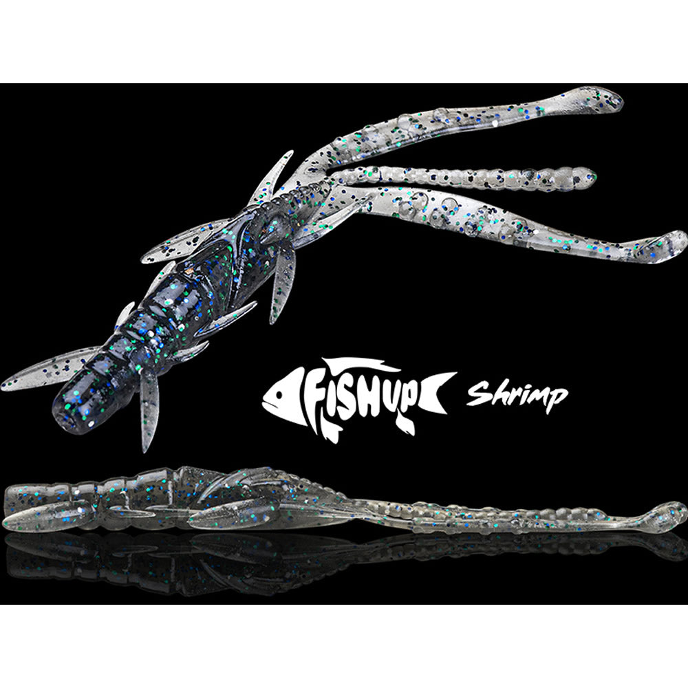 Creatura FISHUP Shrimp 7.6cm, Orange Pumpkin Black, 9buc/pac