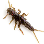 Creatura FISHUP Stonefly, 2.1cm, Green Pumpkin Brown Red &amp; Purple, 12buc/pac