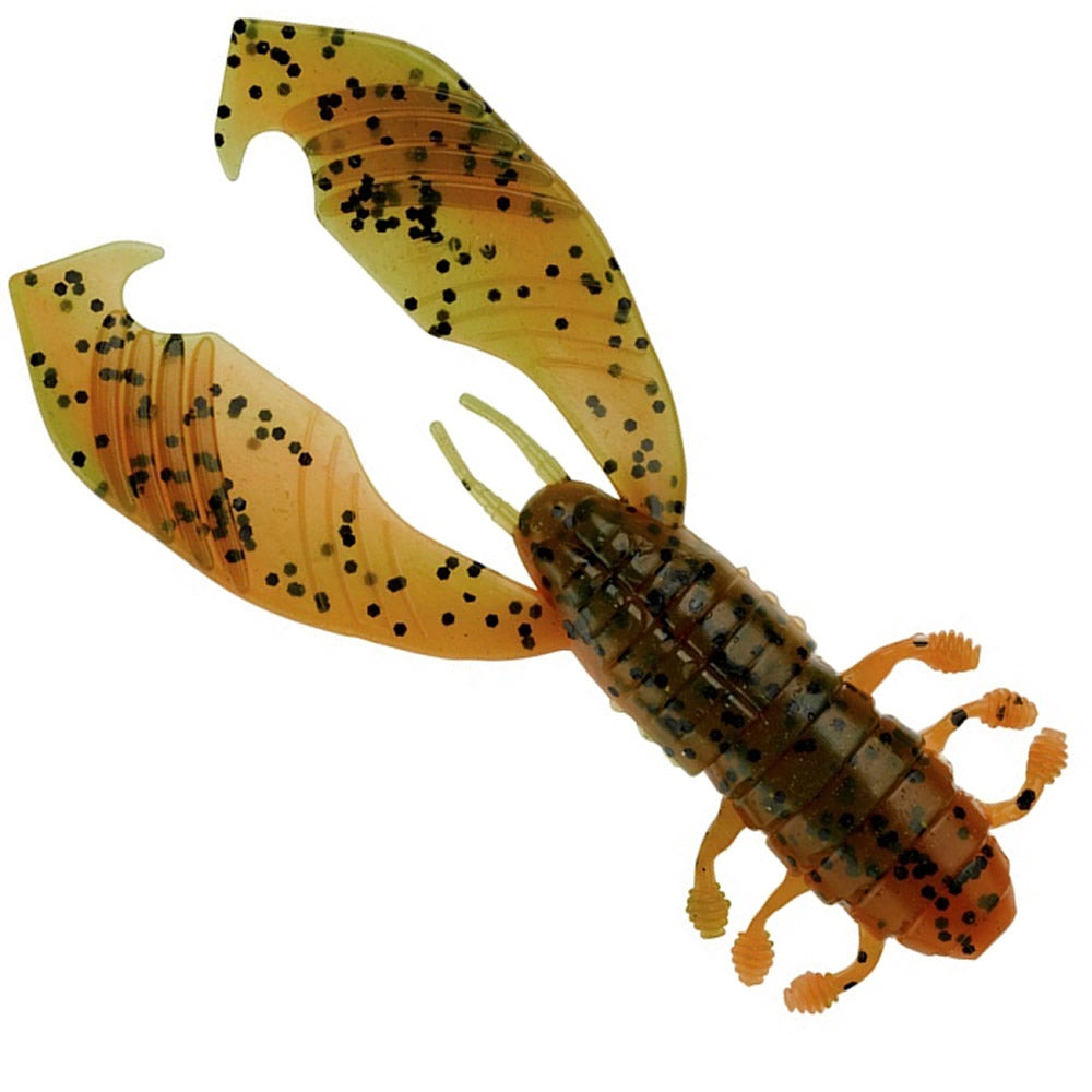 Creatura GUNKI Boogie Craw Vib, 7,5cm, 4.38g, Watermelon Orange, 5buc/pac