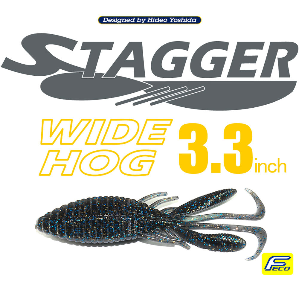 Creatura Hide Up Stagger Wide Hog 3.3", 141 Itasu Gill, 3.8cm, 5buc/pac