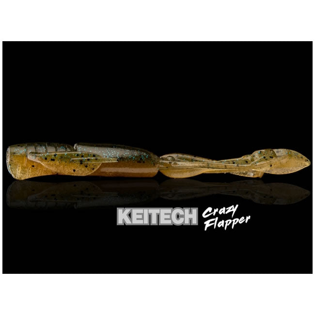 Creatura Keitech Crazy Flapper, Okeechobee Craw 402, 7.1cm, 8buc/plic