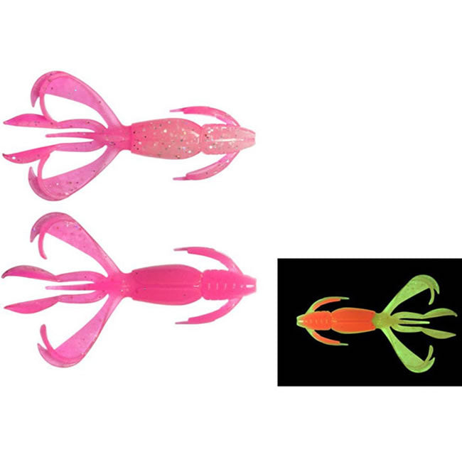Creatura Keitech Crazy Flapper, Pink Glow 47, 7.1cm