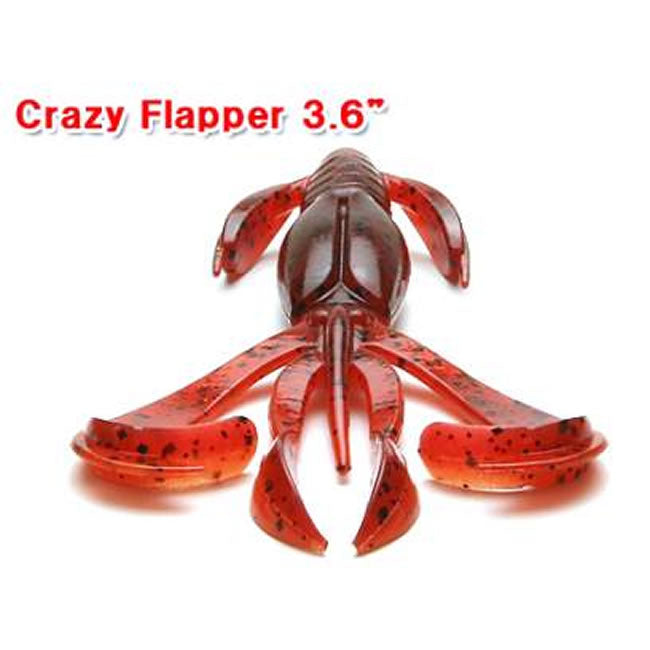 Creatura Keitech Crazy Flapper, Purple Jerry 43, 7.1cm, 8buc/plic