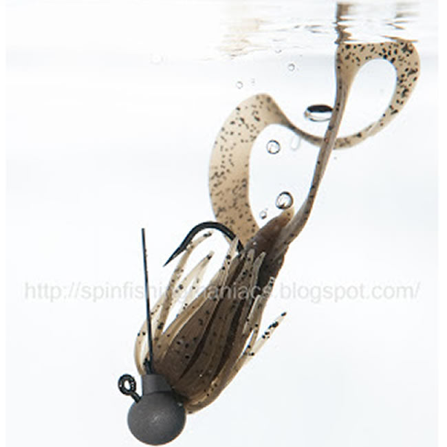 Creatura Keitech Little Spider, Silver Shad 320, 8.9cm, 5buc/pac
