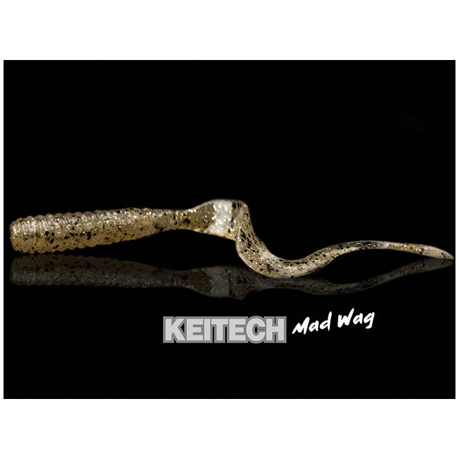 Creatura Keitech Mad Wag Mini Motoroil Red Flake 14, 6.3cm 12buc/plic