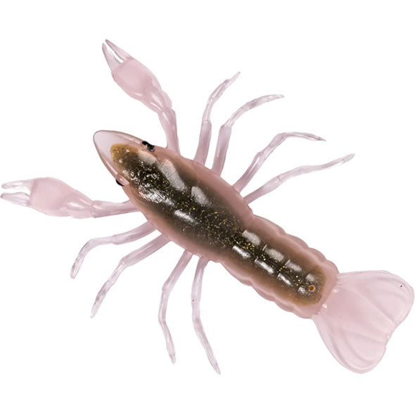 Creatura LIVE TARGET Crawfish Unrigged, Nat / Pumpkin, 9.7cm, 9.7g, 5buc/pac