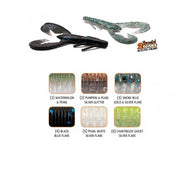 Creatura Rapture Crazy Craw 9cm Pumpkin &amp; Pearl
