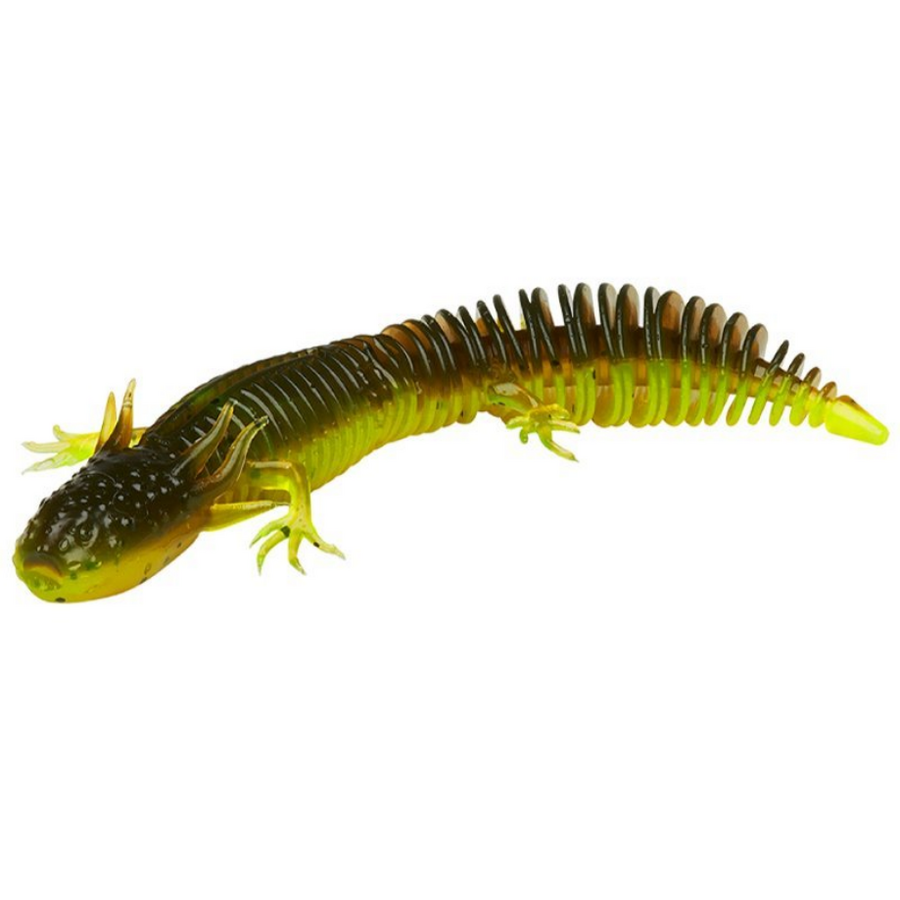 Creatura Savage Gear Salamander Green Pumkin 7.5cm 5buc/plic