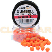 Critic Echilibrat Hook Baits Dumbell Wafters Glow Krill 30ml