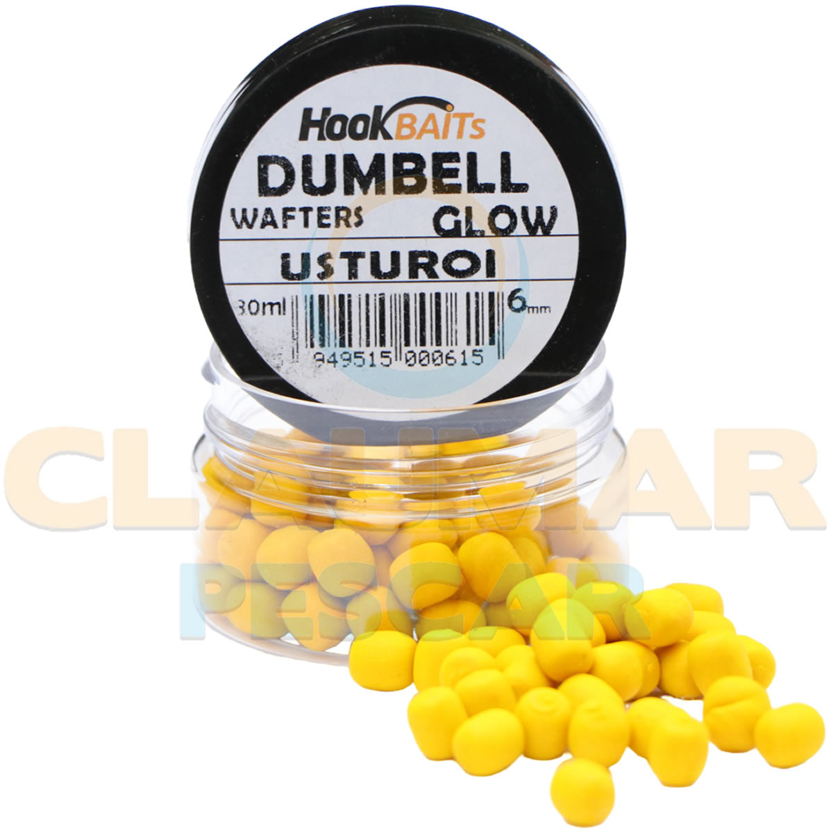 Critic Echilibrat Hook Baits Dumbell Wafters Glow Usturoi 30ml
