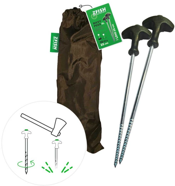 Cuie Cort Zfish Bivvy Pegs, 20cm, 10buc/pac