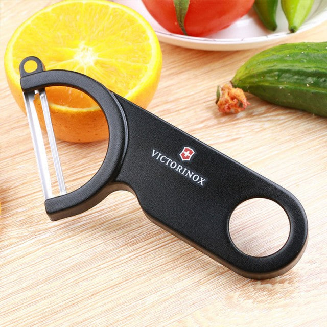 Curatator Cartofi Victorinox, Oblic, Negru