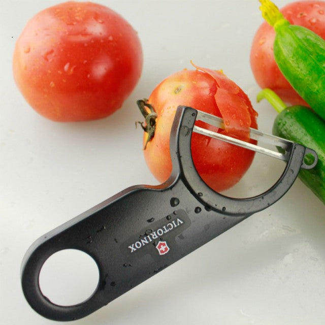Curatator Cartofi Victorinox, Oblic, Negru