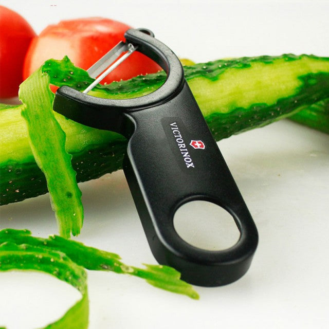Curatator Cartofi Victorinox, Oblic, Negru