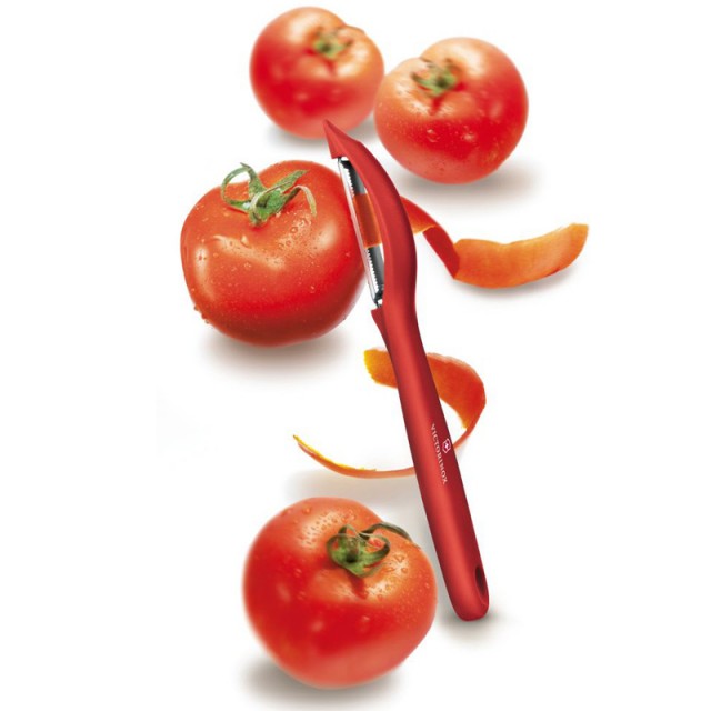 Curatator Legume Victorinox, Plastic, Rosu