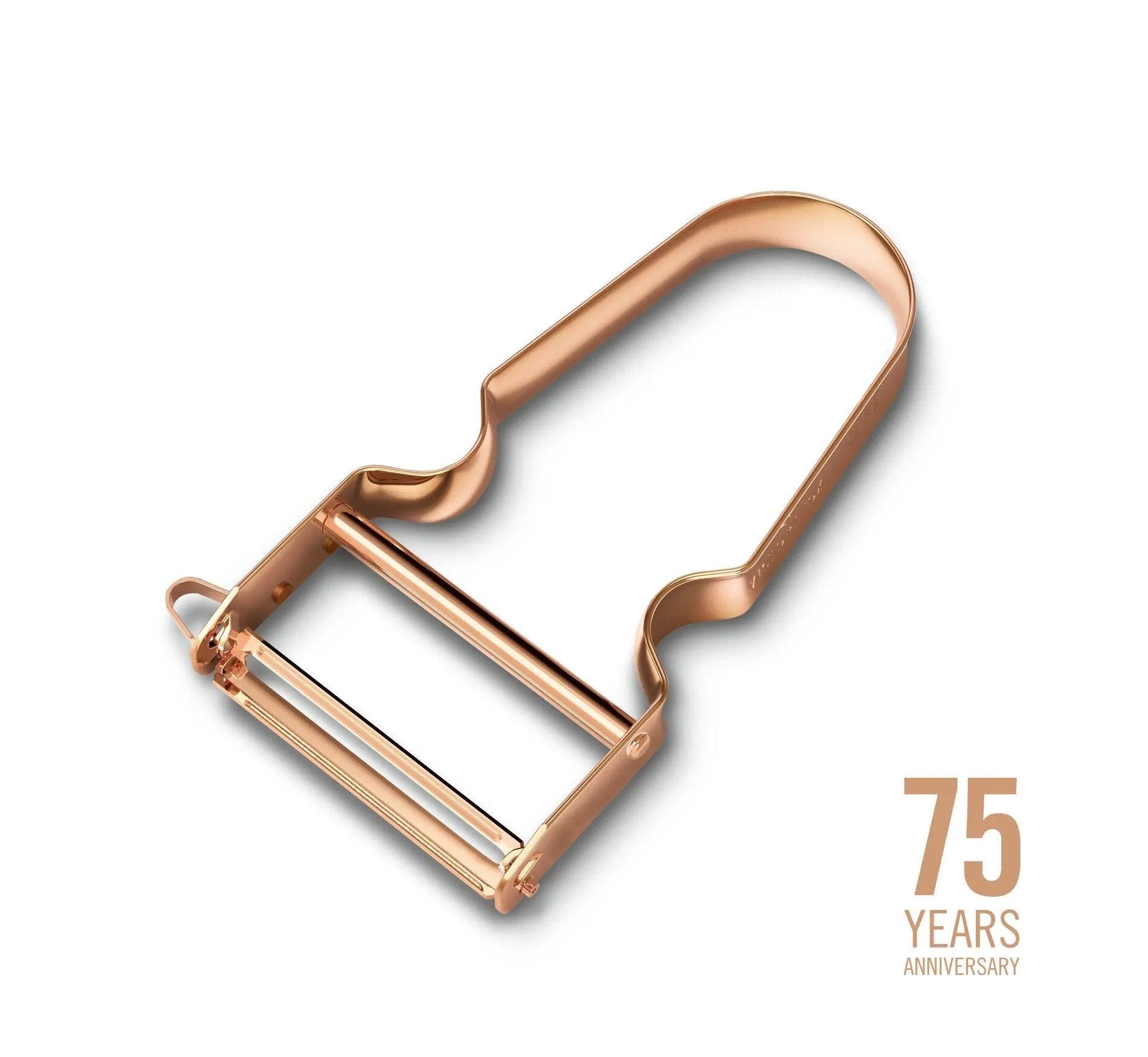 Curatator Legume Victorinox REX Peeler 75Years Special Edition, Aluminium, 11cm, Roz Auriu