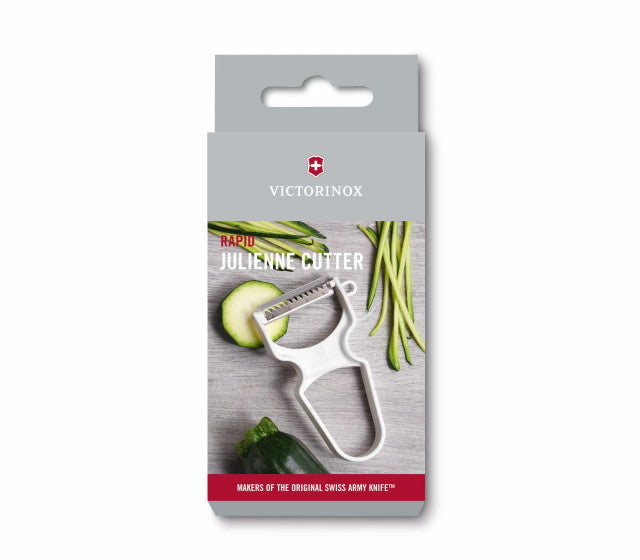 Curatator Legume Victorinox Rapid, Maner ABS Plastic, Julienne, Alb