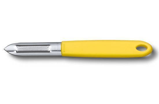 Curatator Rosii Victorinox Tomato Peeler, Lama Dubla Zimtata, Galben