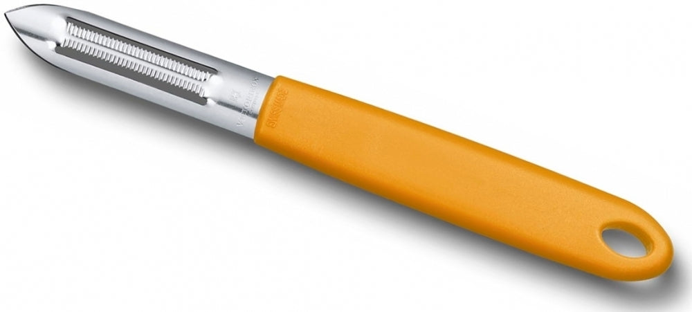 Curatator Rosii Victorinox Tomato Peeler, Lama Dubla Zimtata, Portocaliu