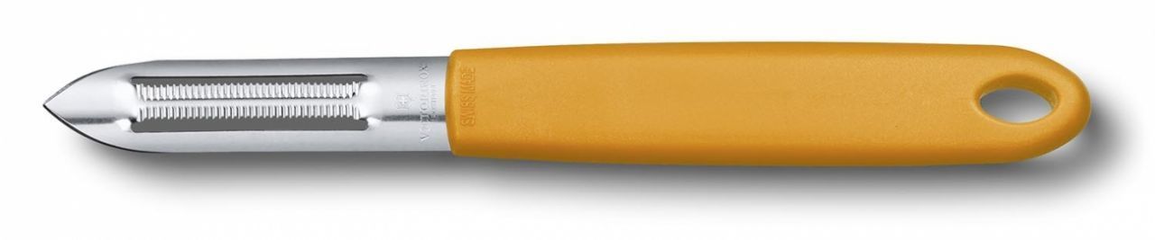 Curatator Rosii Victorinox Tomato Peeler, Lama Dubla Zimtata, Portocaliu