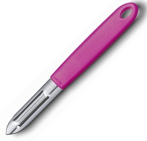 Curatator Rosii Victorinox Tomato Peeler, Lama Dubla Zimtata, Roz