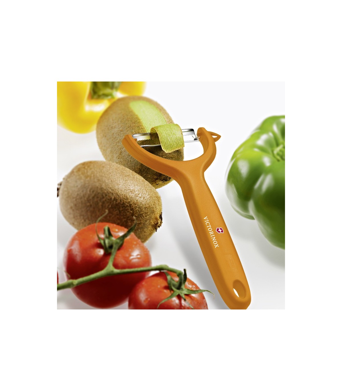 Curatator Rosii si Kiwi Victorinox, Portocaliu
