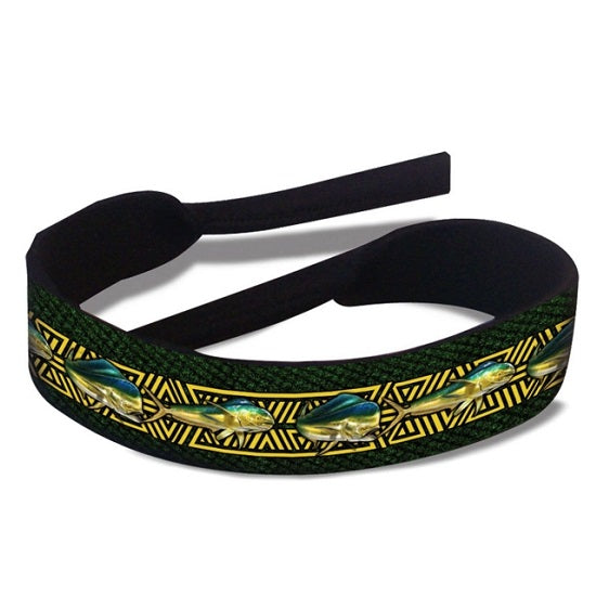 Curea Ochelarii Flying Fisherman Green Dolphin Soft Strap Retainer 