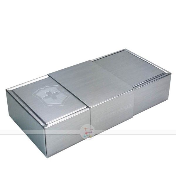 Cutie Briceag Victorinox, Gift Box Cu Manson, 5 Straturi 9.1cm, Argintiu