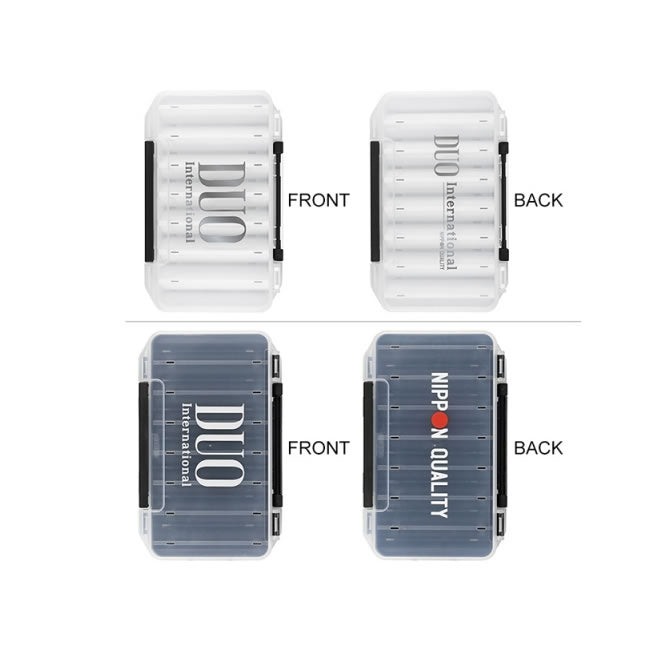 Cutie DUO Reversible Lure Case 100 Pearl Black - Silver Logo