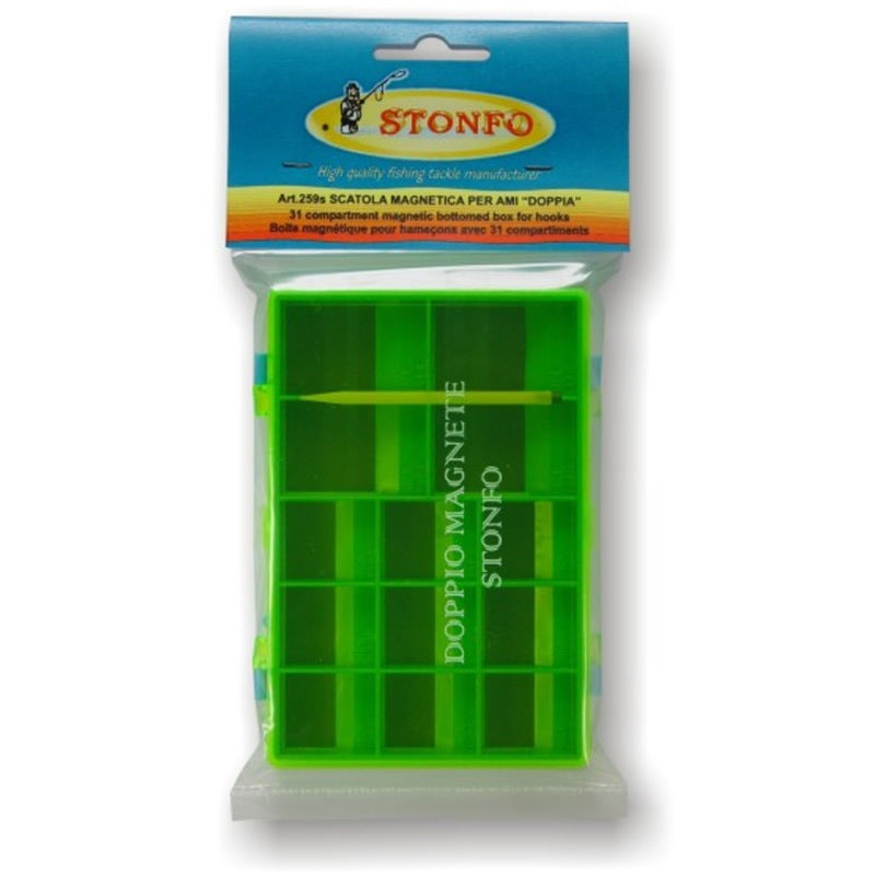 Cutie Dubla Magnetica pentru Carlige STONFO 259S, 12x8x1.9cm
