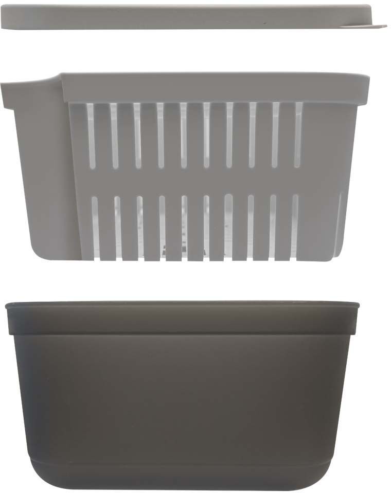 Cutie FEEDER BAIT Cu Sita Si Capac Pentru Peleti, 1.9L, 17x17x9cm