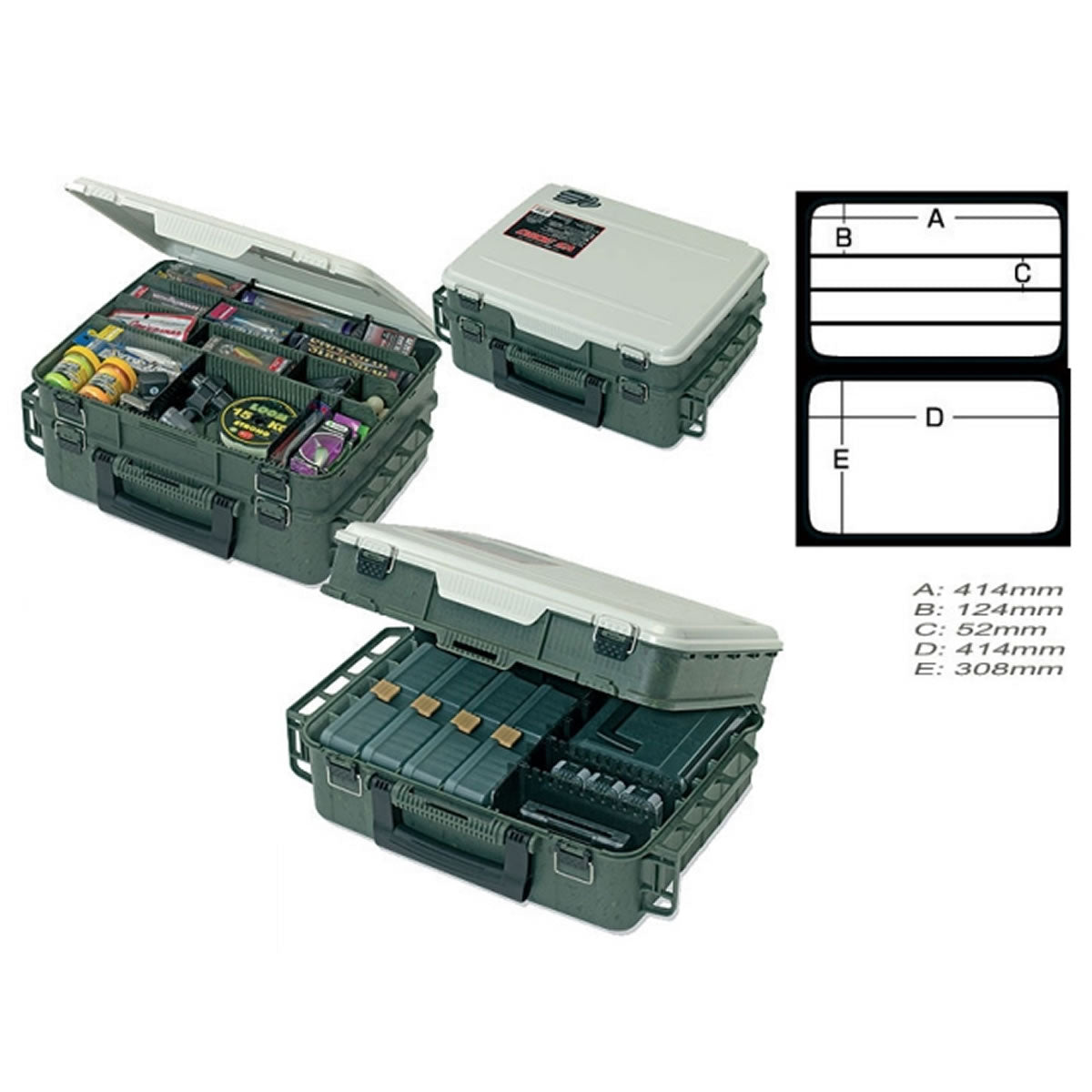 Cutie MEIHO Versus VS-3080, Green Camou, 48x35.6x18.6cm