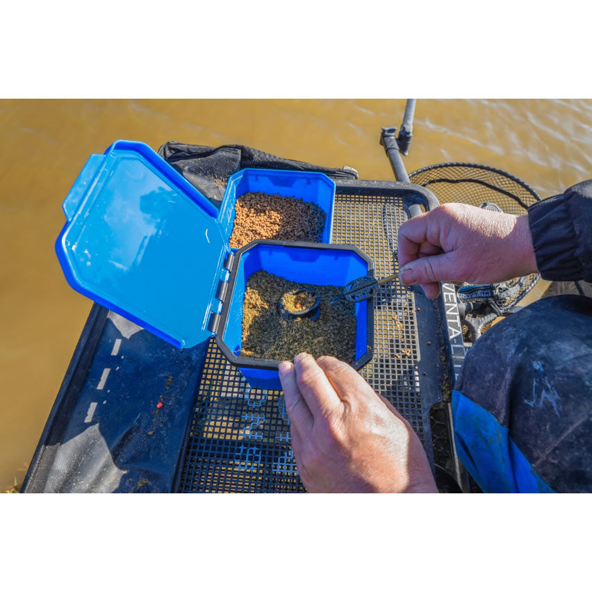 Cutie Momeala PRESTON Flip Lid Bait Tub 3pt/1.42ltr, 18x16x11cm