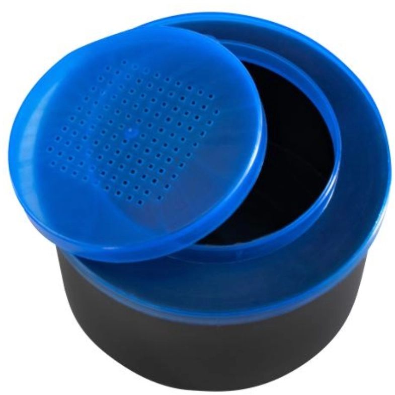 Cutie Momeala ZEBCO Trophy Bait Tub 1L, Blac-Blue