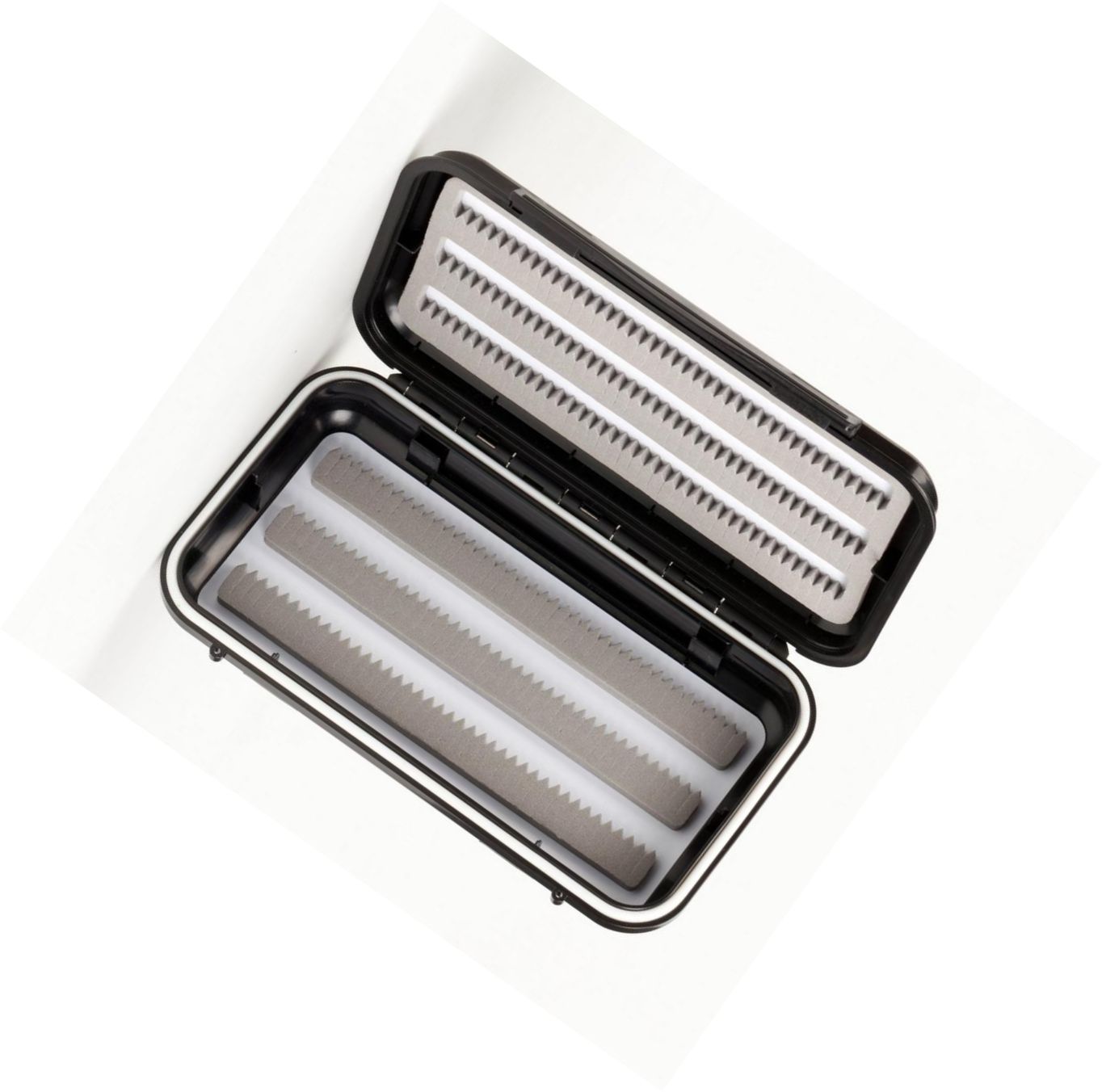 Cutie Muste Greys Waterproof Fly Box, 19.5x11x4.5cm