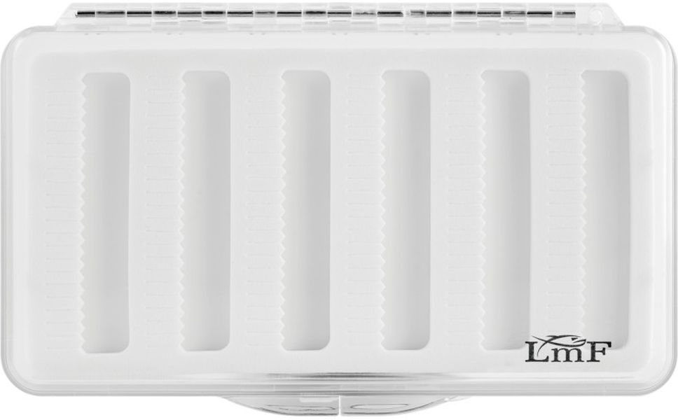 Cutie Muste Rapture LMF Dry Fly Box, Transparent, 15.8x9.6x2.3cm