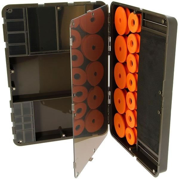 Cutie NGT Magnetic Dynamic Tackle Box cu 12 Role EVA, 34.5x24x5.5cm